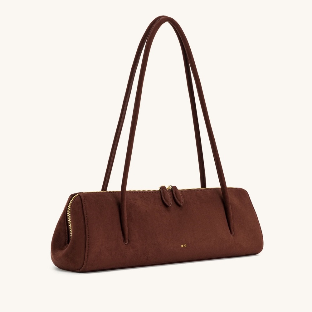 NWT JW Pei Nova Shoulder Brown Suede Bag